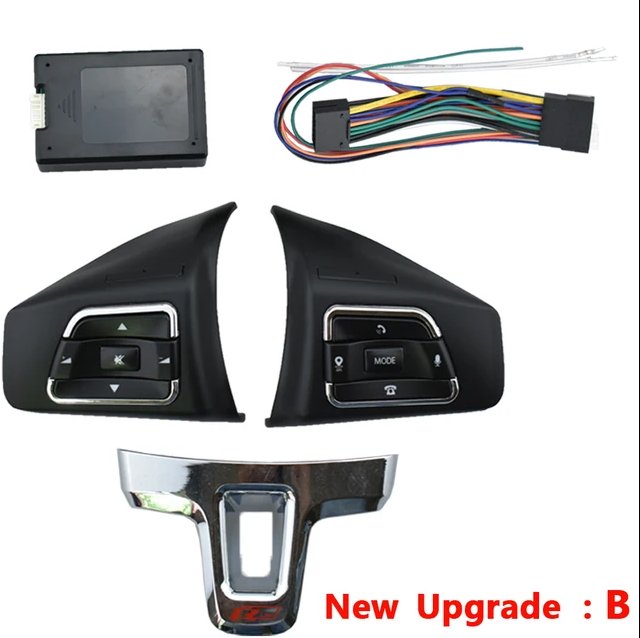 Кнопки на руле Volkswagen Passat, Tiguan, Touran 2012+ красная