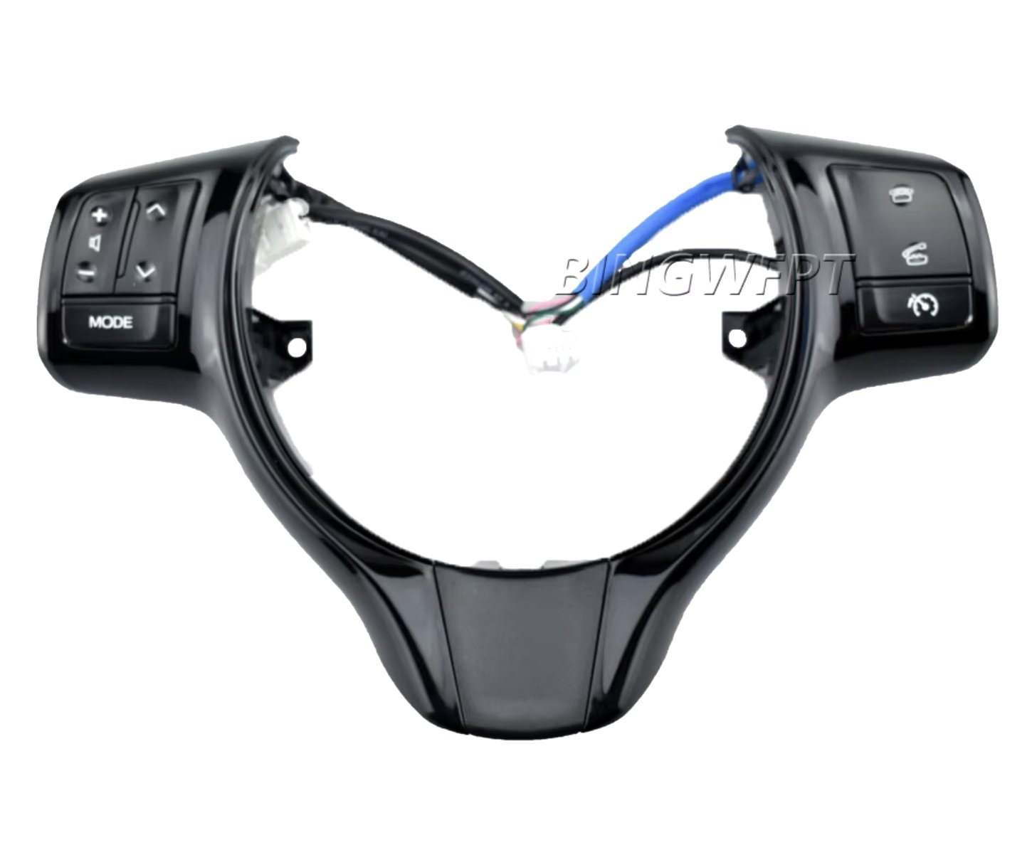 Кнопки на руле Toyota Yaris, Ractis 120, Vitz черный лак
