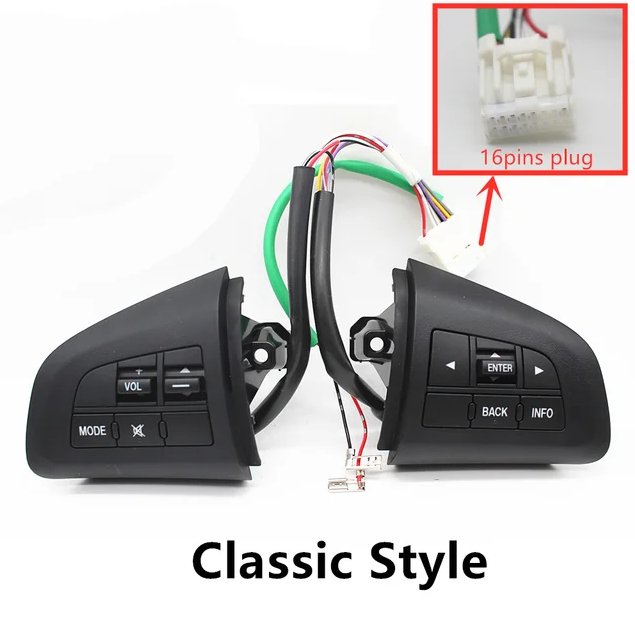 Кнопки на руле Mazda 3 BL, CX-5, CX-7 Classic