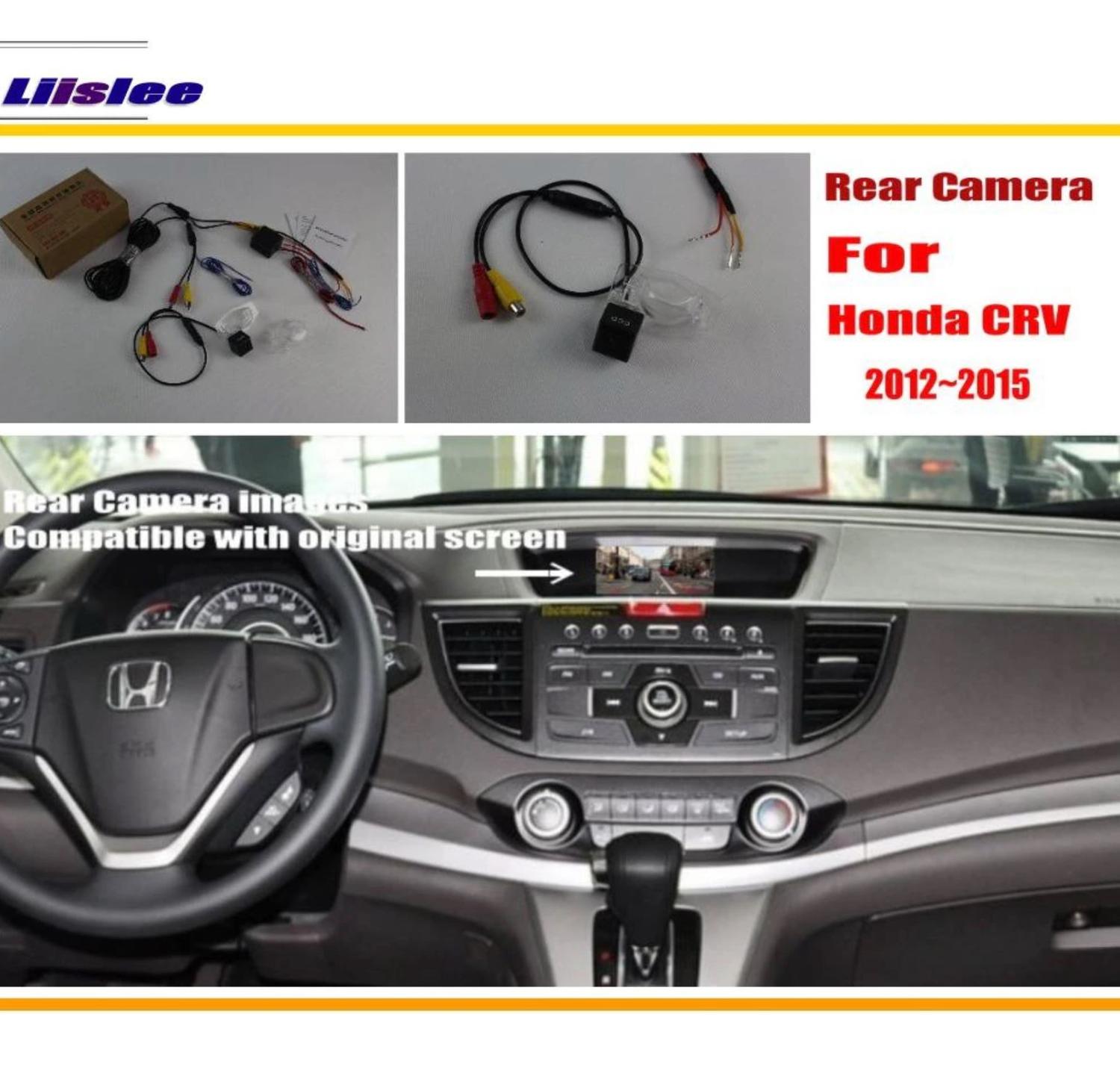 Камера заднего вида Honda CRV 2012+ (комплект подключения)