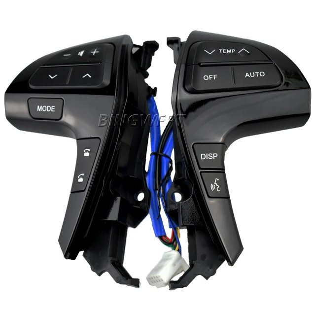 Кнопки на руле Toyota Camry V40 (84250-06160) черный лак
