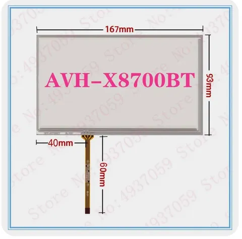Тачскрин Pioneer AVH-X8700BT 167*93мм